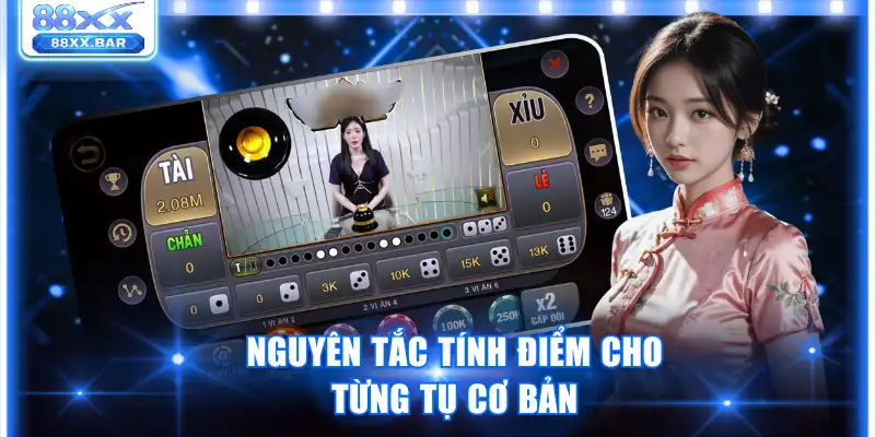 Nguyên tắc tính điểm cho từng tụ cơ bản